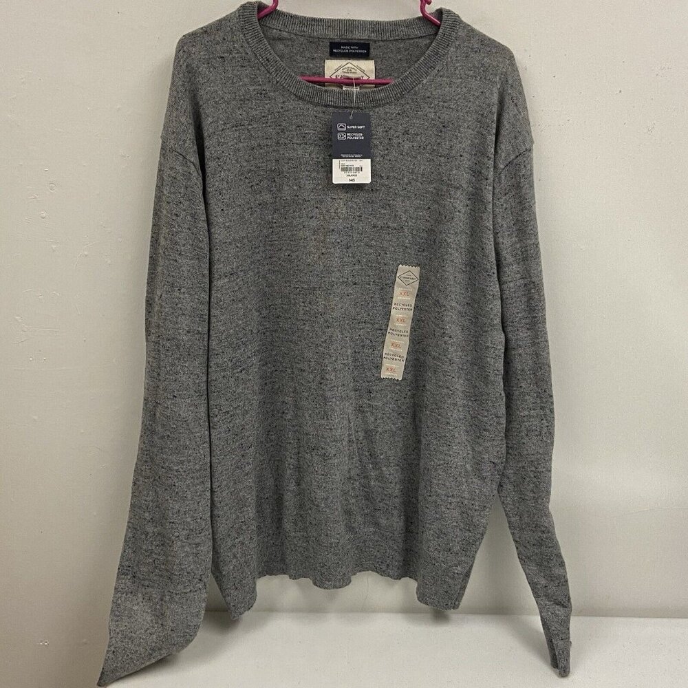 NWT St. Johns Bay Sweater Men's Size XXL - Heather Gray Super Soft Collection